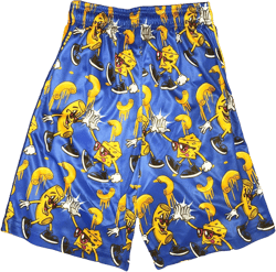 Flow Society Mac N Cheese Boys Lacrosse Shorts - Boys LAX - Lacrosse - Kids Athletic - Basketball - Hockey - Sports Medium Blue