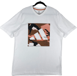 Adidas Black Monogram Heavy Cotton Tee Shirt Size L