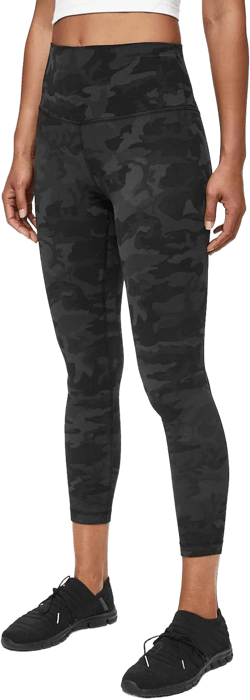 Lululemon Align II Stretchy Yoga Pants - High-Waisted Design, 25 Inch Inseam 8 Incognito Camo Multi Grey