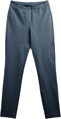 Ministry of Supply Women's Fusion Straight Leg Pant, Resilient Stretch, Shape Retention, Wrinkle resistant, Moisture-Wicking XX-Small Navy Heather