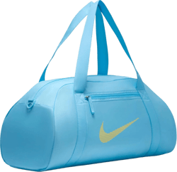 Nike Women's Club Bag - Gym Club Bag Sp23, Aquarius Blue/Lt Laser Orange, DR6974-407, Standard Size