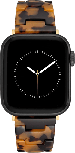 Anne Klein Women's Acetate Fashion Band for Apple Watch Secure, Adjustable, Apple Watch Band Replacement, Fits Most Wrists Brown 42mm (Series 10) & 38/40/41mm