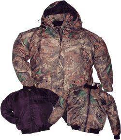 Waterproof Microfleece 4 in 1 Hunting Parka XL