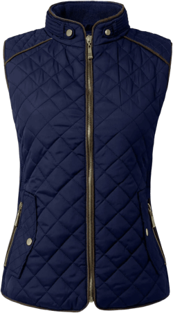 NE PEOPLE Womens Lightweight Quilted Padding Zip Up Vest Gilet(S-3XL) 2X Navy