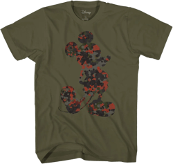 Disney Mens Mickey Mouse Shirt - Classic Mickey Mouse Tee Shirt - Mickey Graphic T-Shirt