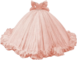 Mouccy Long Tulle Quinceanera Dresses Layered Off Shoulder Beaded Sweet 16 Ball Gown with Train Ruched Ruffles Prom Dresses 24 Plus Blush Pink