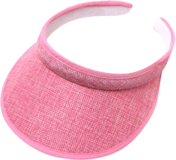 Sun Visor Hats Women's Summer Wide Brim UV Protection Beach Caps Outdoor Golf Tennis Baseball Running Sport Hats One Size Pink