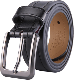 Leather Belts For Men, Classic Jean Belt, Mens Casual Belt 1.5 Wide