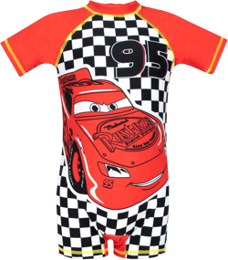 Disney Cars Swimsuit | Boys Bathing Suit | Cars Swimsuit for Boys 5 Orange
