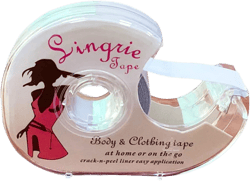 Women Clothing Tape,Beauty Tape,Fashion Double Sided Tape for Clothing and Body,Scarf, Clear Transparent Tape for All Fabric Types and All Skin, 16.5 Ft