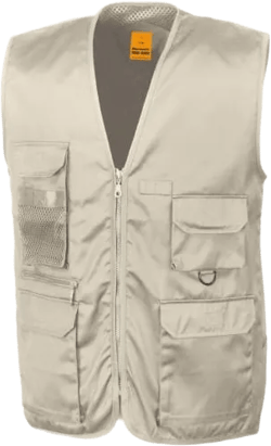 Result Safari multi Pocket Waistcoat/vest -R45X