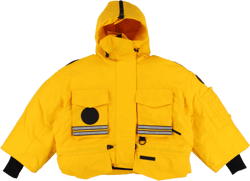 Canada Goose x Angel Chen Yellow Snow Mantra Cropped Jacket