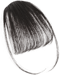 Clip In Bangs-Real Human Hair Wispy Bangs Clip On Hair Extensions Fake Bangs Hair Clip Air Curved Bangs Fringe with Temples Hairpieces Faux Curtain Bangs for Women (Brown Black, Wispy Bangs)