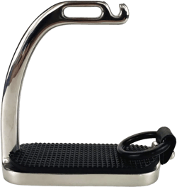 4.75/4.50 Inch Peacock Horse Riding Safety Stirrups Silver Polish Irons FILLIS Stainless Steel Kids Children (4.5 inch)