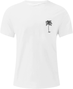 WENKOMG1 Graphic Tshirts Shirt for Men Printed Solid Color Casual Tee Shirt Summer Short Sleeve Loose Fit Tees, Polo Shirt for Men T Shirts Mens Golf Shirts Hawaiian Shirt(White 2,X-Large)