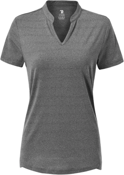 Rdruko Women's Hiking Shirts Short Sleeve UPF 50+ Sun Protection Lightweight Dry Fit Running Fishing Shirts Medium Dary Gray