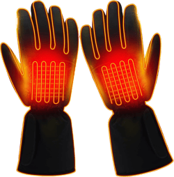 Electric Heated Gloves for Men Women,Waterproof Touchscreen Heating Gloves Winter Thermal Sports for Skiing Snowboarding Cycling Motorcycle Hiking Hand Warmer Gloves(Large)