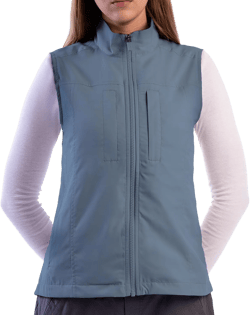 SCOTTeVEST Featherweight Vest for Women - 16 Hidden Pockets - Lightweight Water Repellent for Travel & More