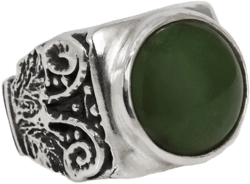 Jade Ionic Column Ring