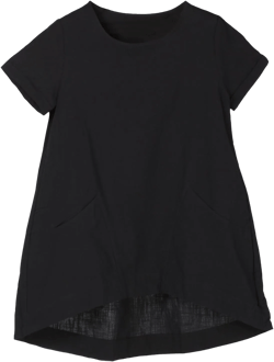 Minibee Women's Cotton Linen Short Sleeve Tunic/Top Tees at Amazon Women’s Clothing store