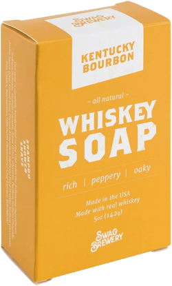 Kentucky Bourbon WHISKEY SOAP | Great Mens Gift for Whiskey, Bourbon, and Scotch Lovers | All Natural + Made in USA | Cool Birthday Gift for men | Made with Real Alcohol | Good for Hand + Face + Body Kentucky Bourbon (Whiskey)