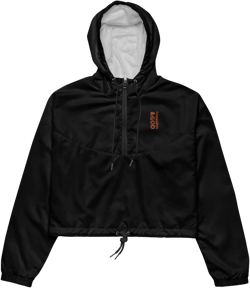 Forwards &God Vertical Onyx Women’S Crop Windbreaker