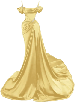 TOOWOOT Women's Mermaid Prom Dresses with Slit 2025 Satin Long Spaghetti Strap Beaded Formal Evening Gowns at Amazon Women’s Clothing store