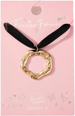 Frasier Sterling Ring Choker Necklace