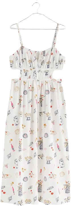 Madewell x Lisa Says Gah! Cutout Midi Dress