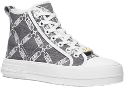Evy Empire Logo Jacquard High-Top Sneaker