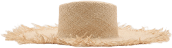 Natural fibre maxi hat