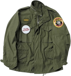 Men's WW2 Wardaddy Military M65 US Army Khaki Olive Green Cotton Coat Jacket Costume Collection : Clothing, Shoes & Jewelry
