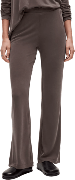 Drapey Softstreme Flared Pant In Brown