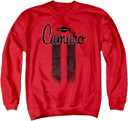 Chevrolet Camaro Stripes Adult Crewneck Sweatshirt, Red, Medium