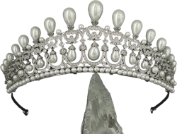 Edwardian Cambridge Lover’s Knot Bridal Tiara – Elegant Royal Replica / Pearl Crystal Tiara, Edwardian Wedding Crown,Silver Bridal Headpiece