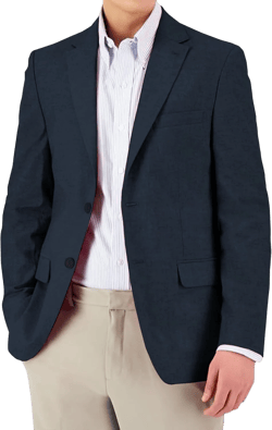 Mens Linen Sport Jacket Men Casual Blazer for Men Slim Fit Linen Suit for Wedding Prom Large Navy