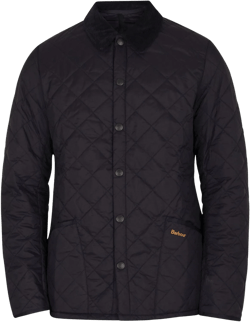 Barbour Mens Heritage Lidde Quilted Jacket Large Navy