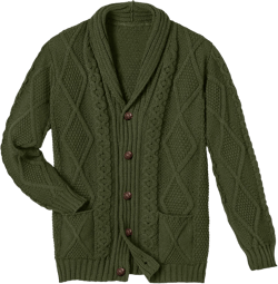 Comdecevis Mens Shawl Collar Cardigan Sweater Cable Knit Button Down Long Sleeve Casual Knitwear with Pockets : Clothing, Shoes & Jewelry