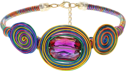 Barode African Statement Choker Necklaces Colors Chunky Collar Necklace Ethnic Tribal Costume Jewelry for Women
