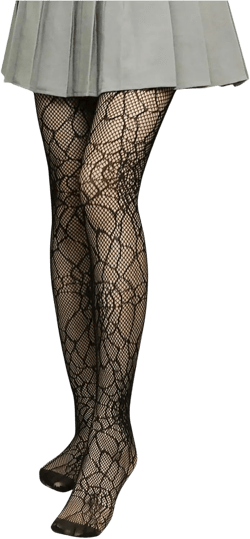 SHENHE Women's 1pc Sheer Mesh Pattern Tights High Waist Fashionable Sexy Streetwear Fishnet Stockings at Amazon Women’s Clothing store