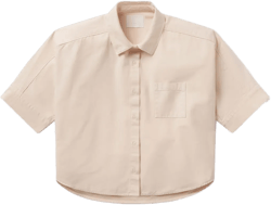 Claire Origami Shirt in Shrimp