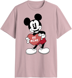 Disney Mickey Mouse, Mens Graphic Valentines Tee, Sizes XS-3XL