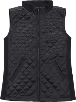 Bienzoe Women Quilted Casual Vest: Lightweight Packable Sleeveless Jacket