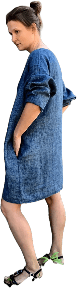 Blue Striped Linen Tunic, Linen Tunic, Women Tunic, Summer Tunic, Loose Linen Tunic, Tunic Top, Womens Tunic, Linen Tunics Plus Size, Tunic