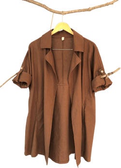 Gift for Mom/Heavy Linen Causal Jacket/Oversized Linen Cardigan/Heavy linen jacket/Relaxed Fit Jacket for Women/Women&#39;s Linen Causal Jacket