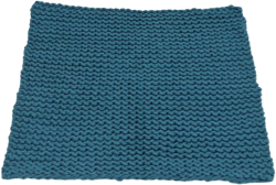 Teal Hand Knit Dishcloth/ Washcloth, Cotton Dishcloth, Housewarming Gift, Baby Gift, Wedding Gift, Stocking Stuffer