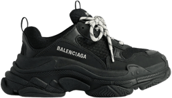 Women's Triple S Sneaker in Black