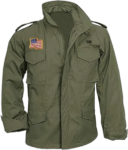 BESPOKE SKIN M65 Field Jacket Men Military Olive Green Cotton Vintage US Army Field Jackets at Amazon Men’s Clothing store