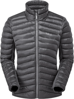 Rab Women's Cirrus Flex Jacket Lightweight Insulated Puffy Coat for Hiking, Skiing, & Climbing Graphene Small