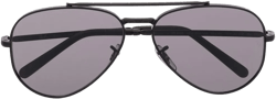 aviator-frame sunglasses